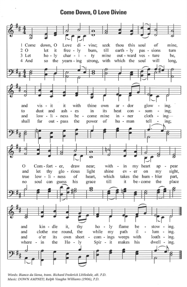 Come Down, O Love Divine