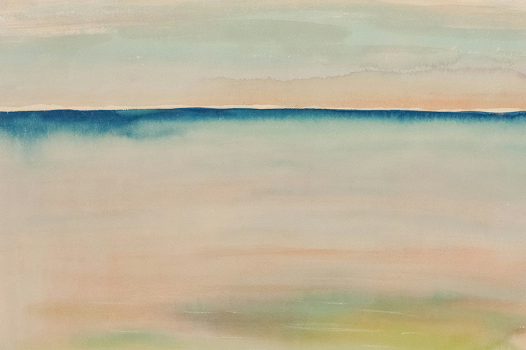 Watercolor abstract painting