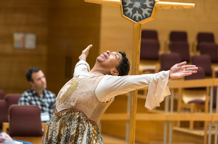 Woman Dancing in worship