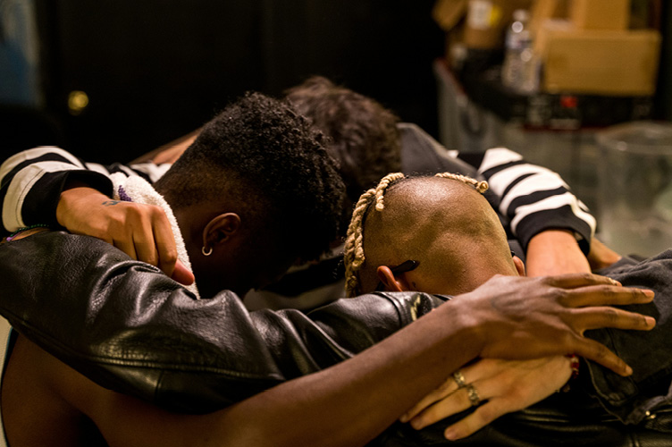 People praying together