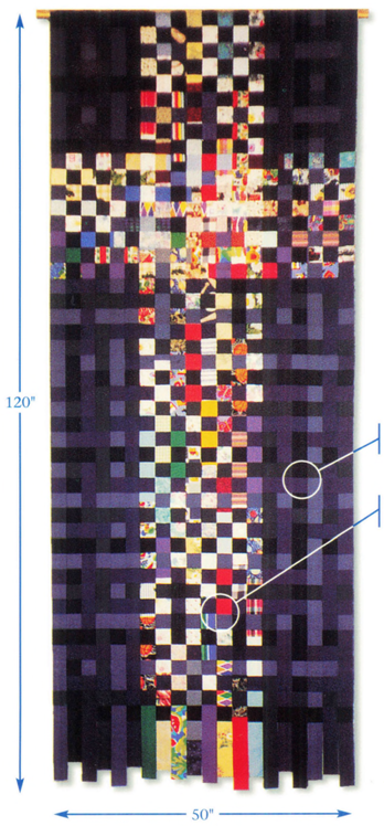 Cross Banner woven