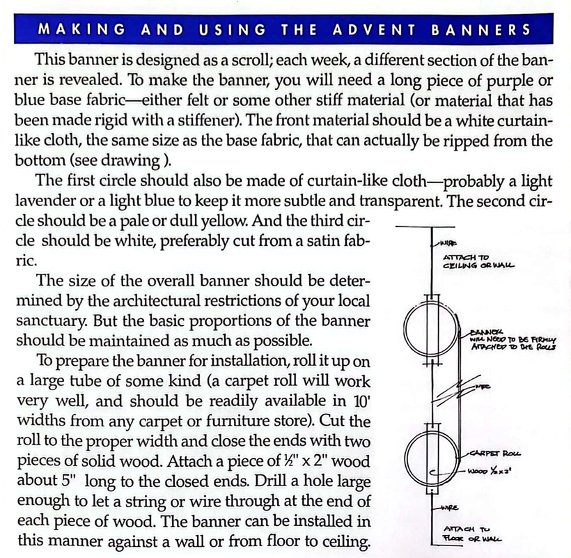 Directions for Making the Banner