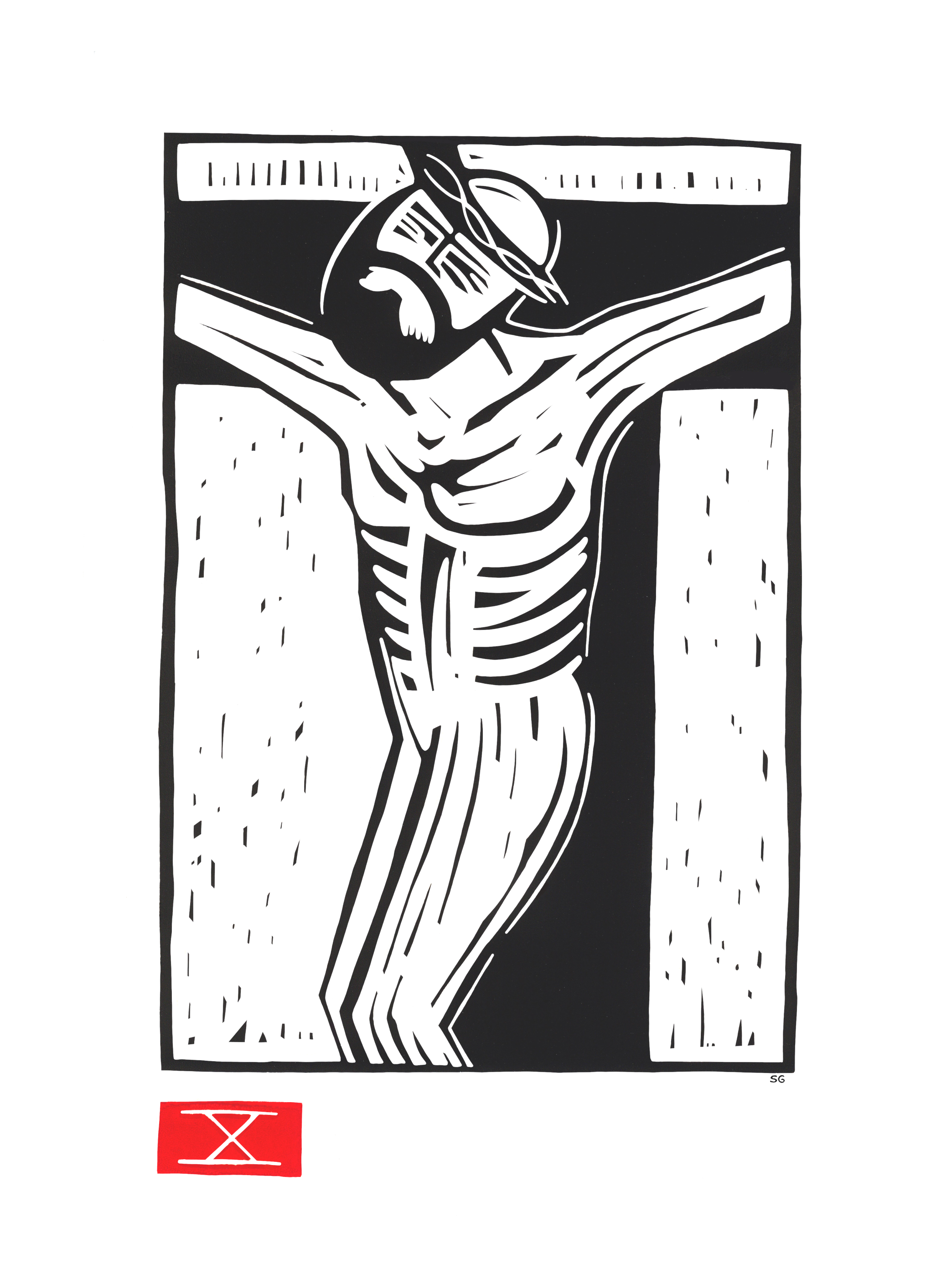 Jesus is Nailed to a Cross