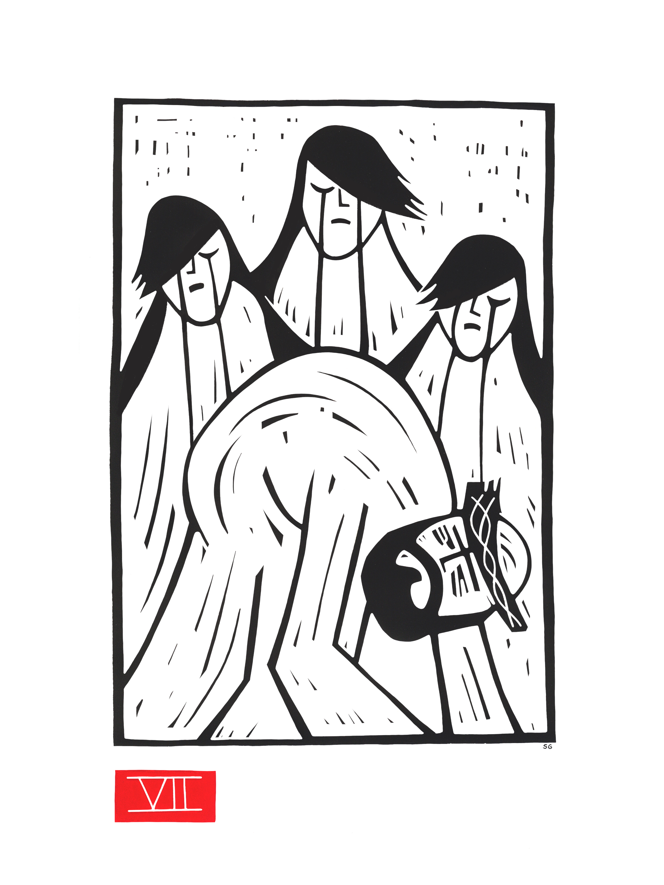 The Women of Jerusalem weep over Jesus