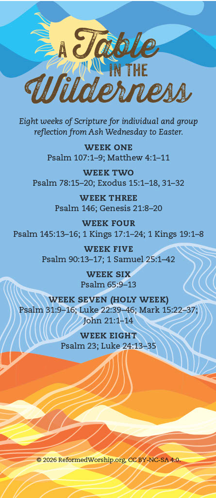 Bookmark with scripture texts