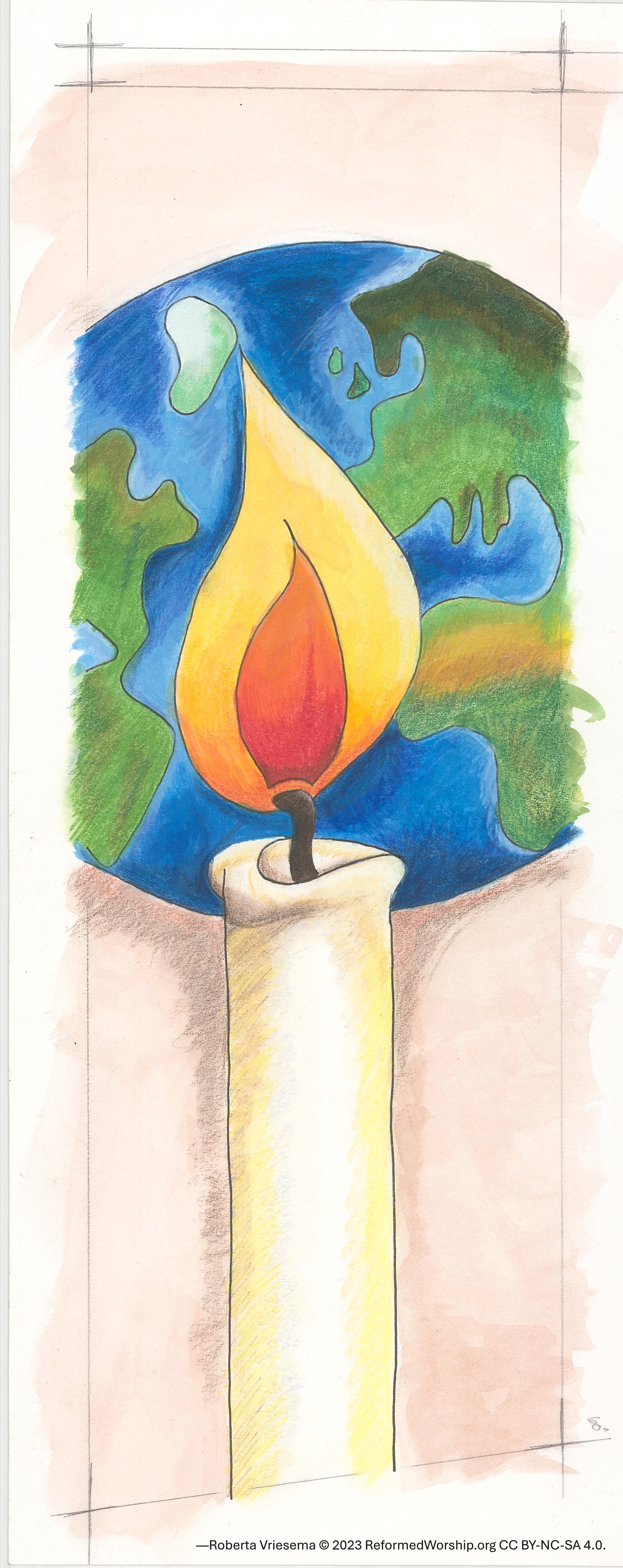 Vriesema Candle w Copyright