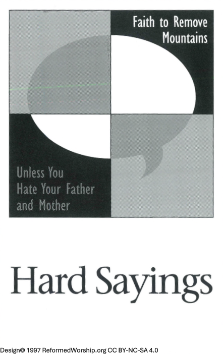 Hard Sayings 2