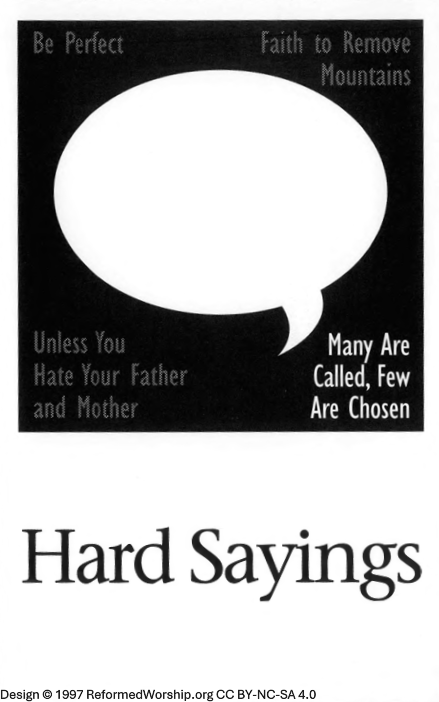 Hard Sayings 4