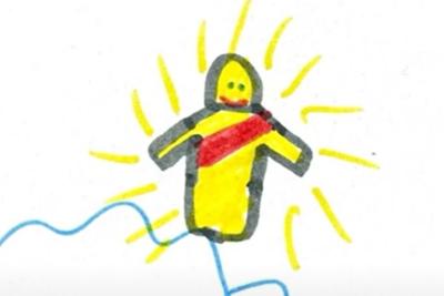 Child's Drawing: Ascension