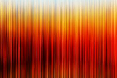 vertical lines of orange, red, and yellow