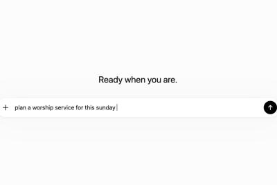 AI Church service