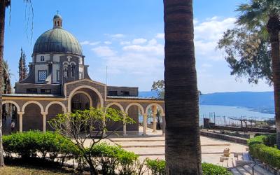 Church of the Beatitudes, the traditional side of Jesus’ Sermon on the Mount 