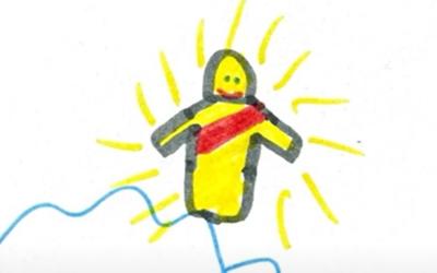 Child's Drawing: Ascension