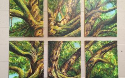 Tree in six panels