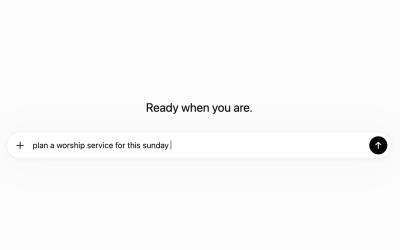 AI Church service