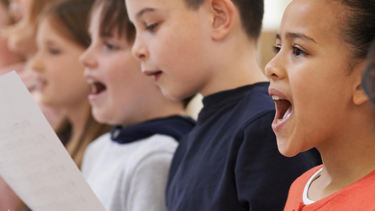 youth singing