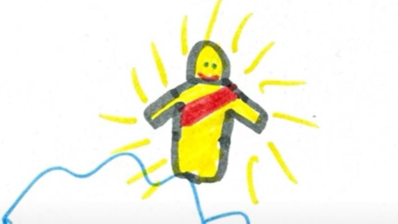 Child's Drawing: Ascension