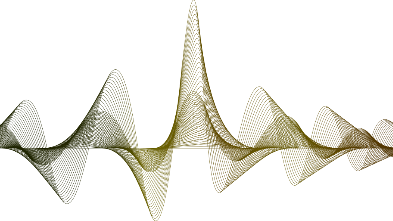 sound wave green