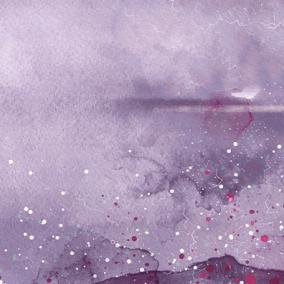 cross against abstract lavendar background
