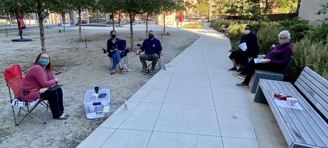 Worship in the park