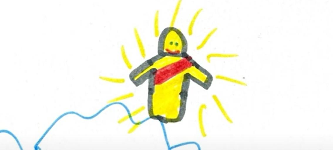 Child's Drawing: Ascension