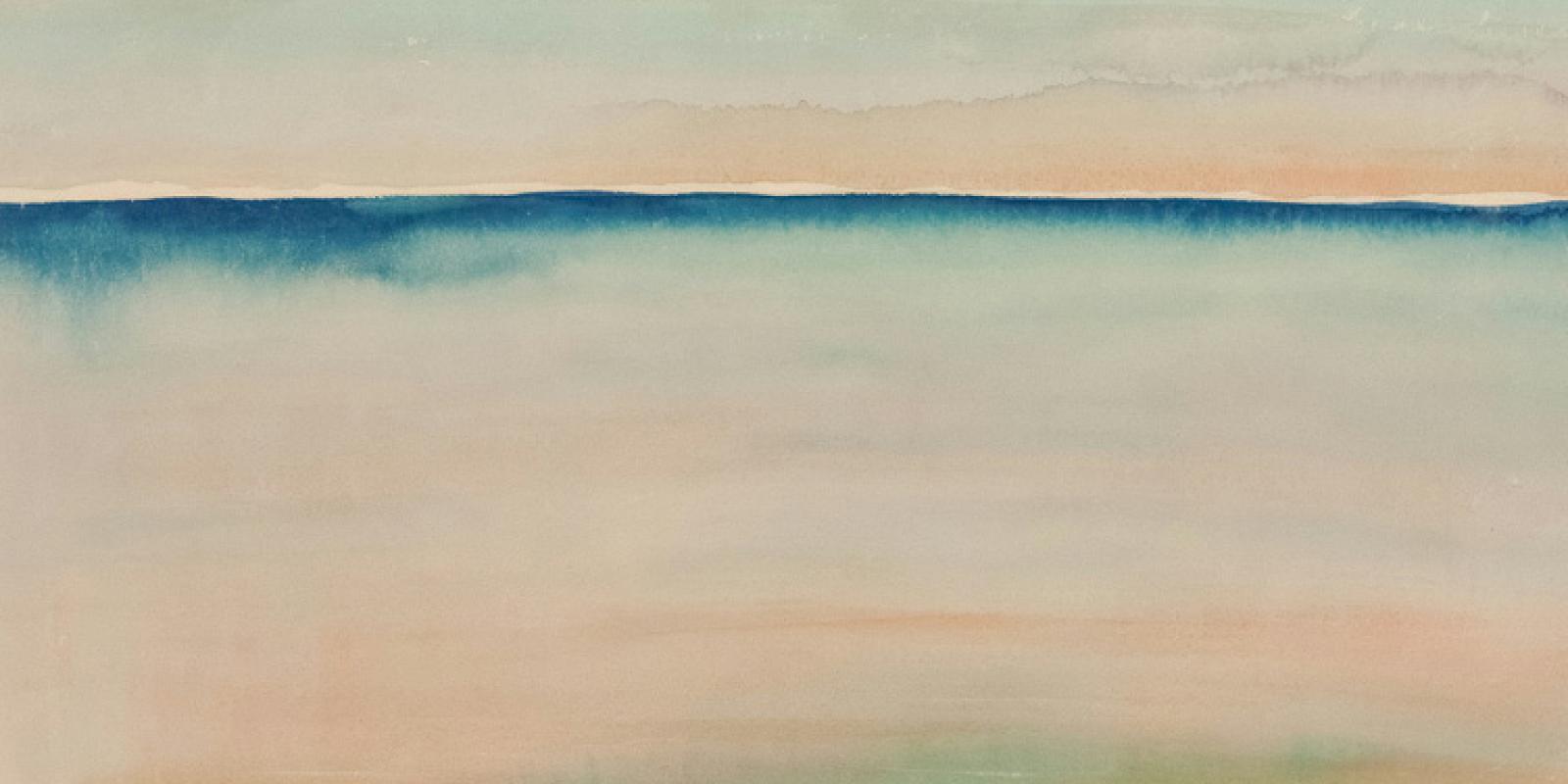 Watercolor abstract painting