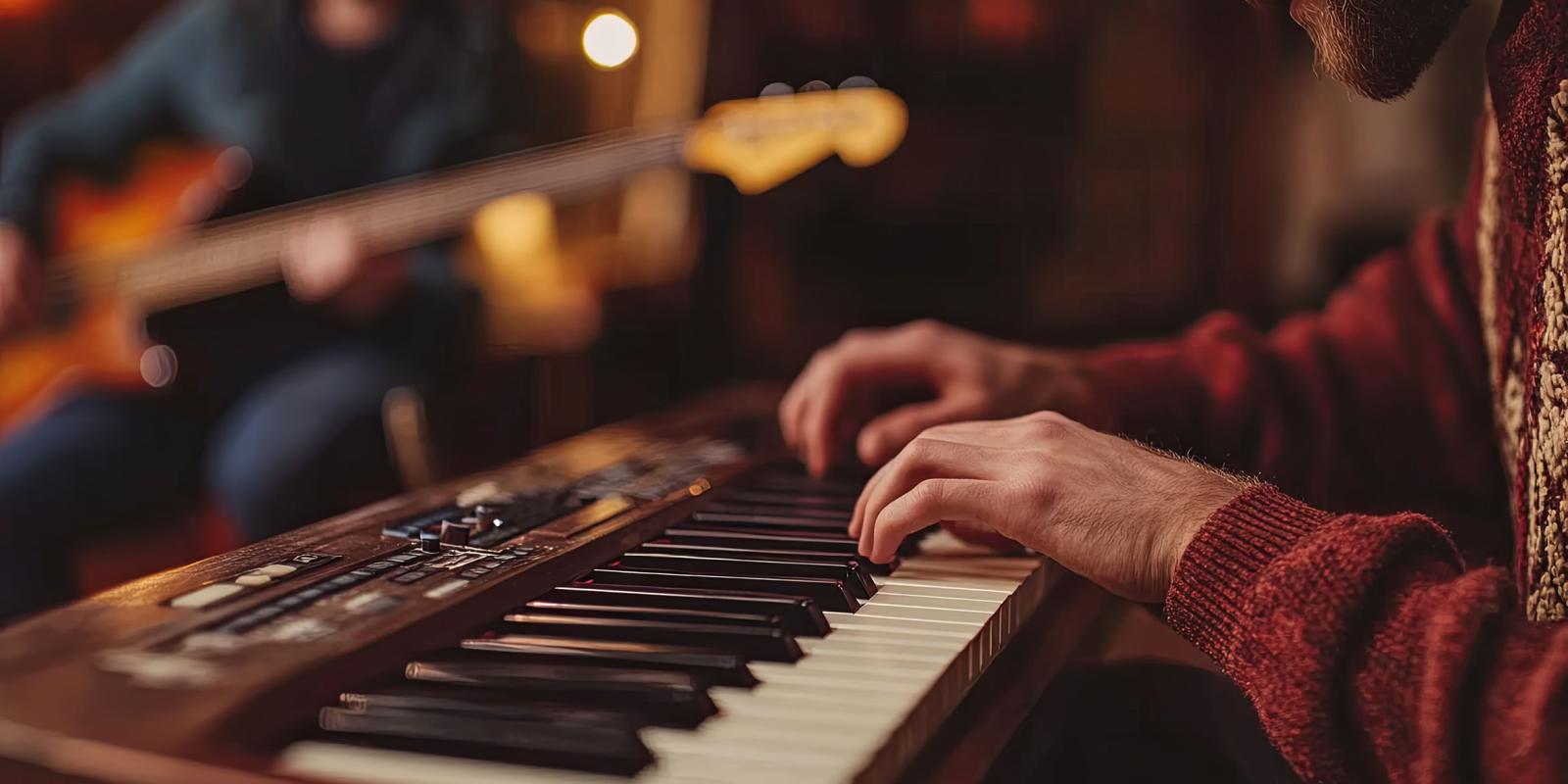 Pianist and guitar