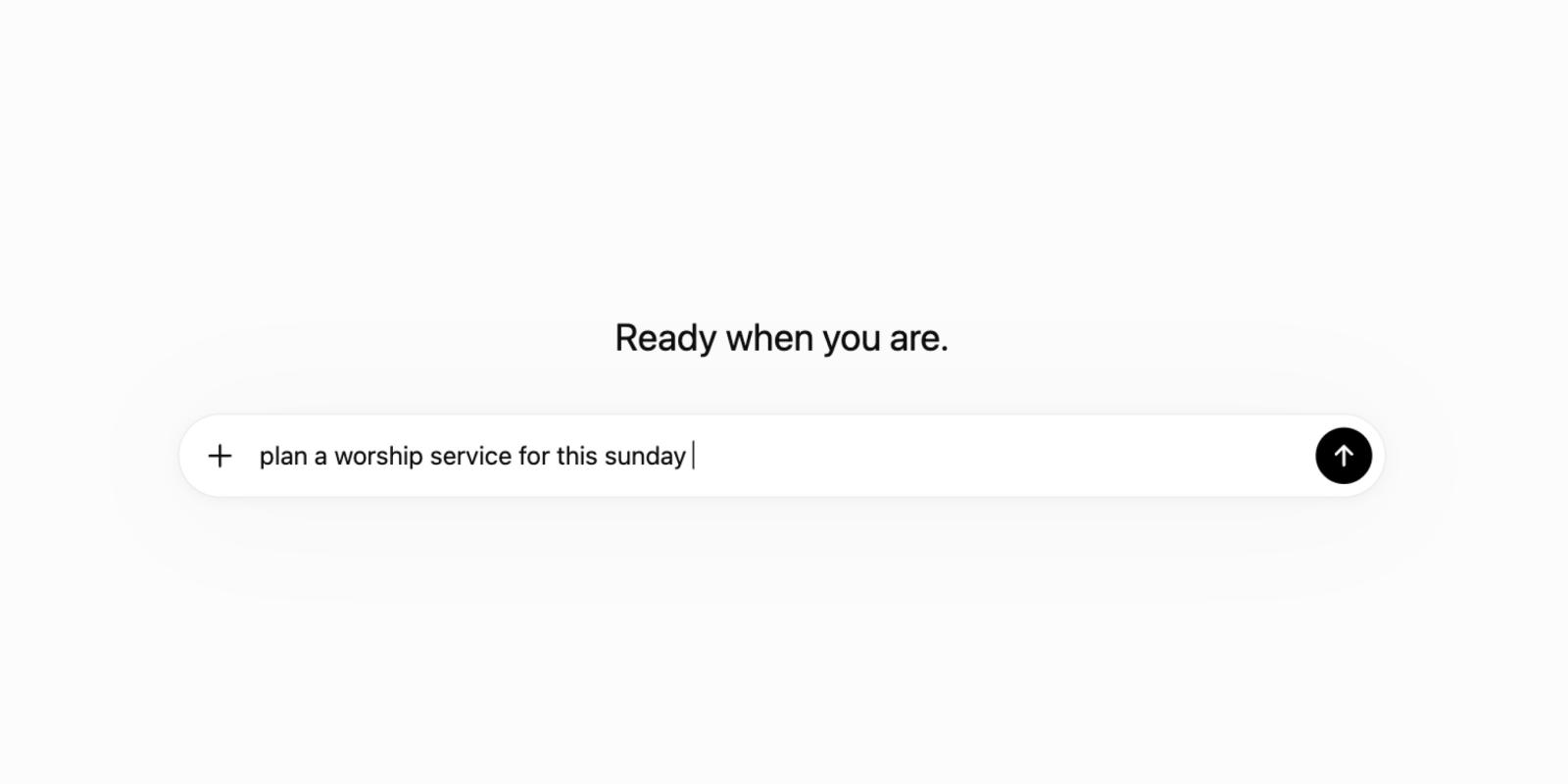 AI Church service