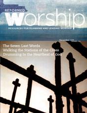 Reformed Worship issue cover