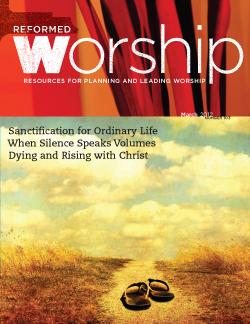 Reformed Worship issue cover