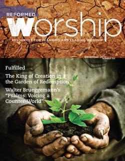 Reformed Worship issue cover