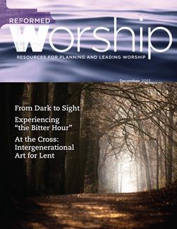 Reformed Worship issue cover