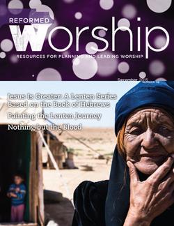 Reformed Worship issue cover