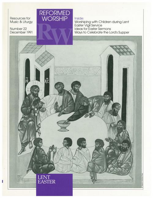 Reformed Worship issue cover