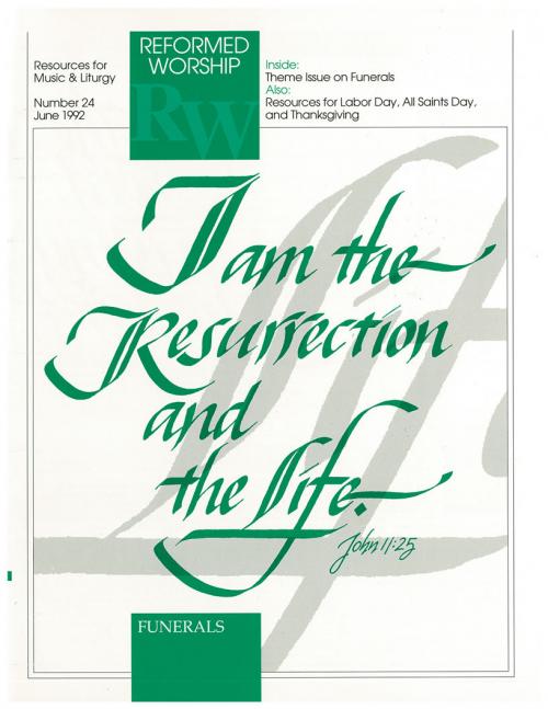 Reformed Worship issue cover