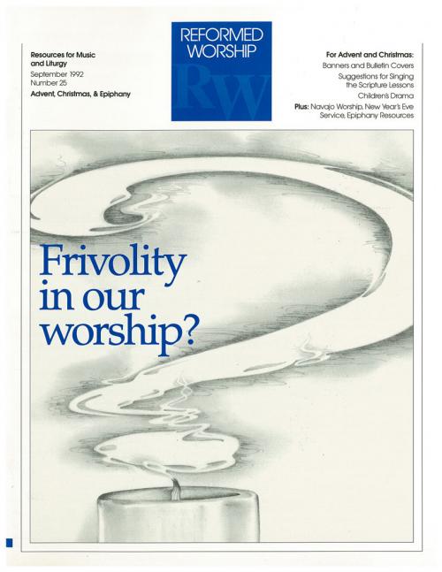 Reformed Worship issue cover