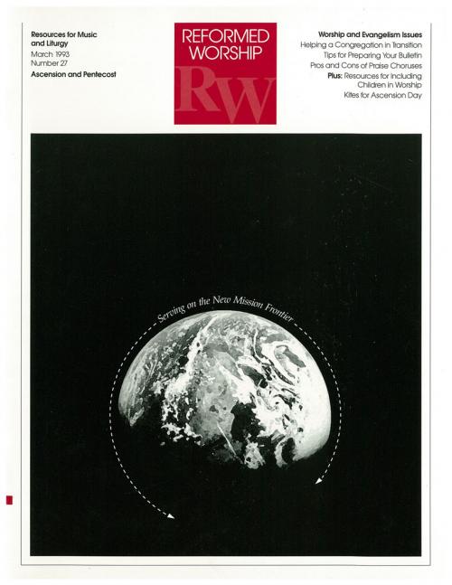 Reformed Worship issue cover