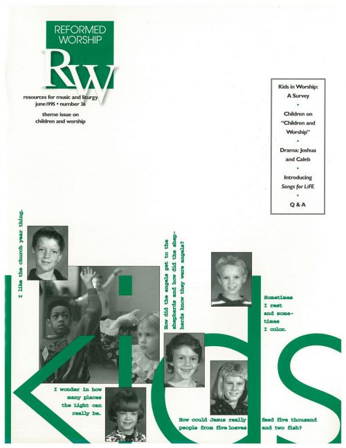 Reformed Worship issue cover