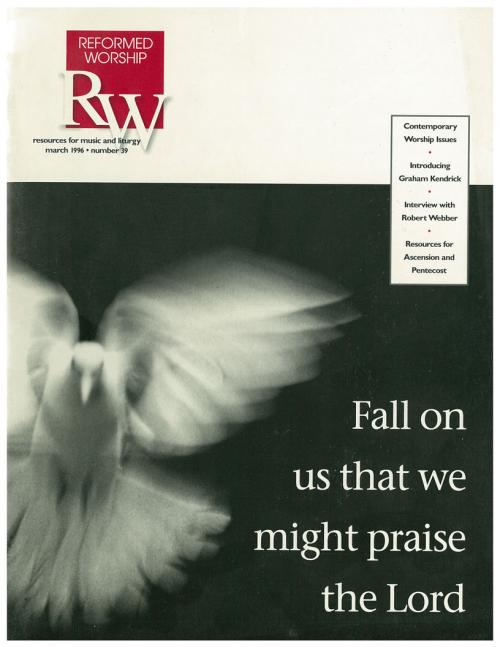 Reformed Worship issue cover