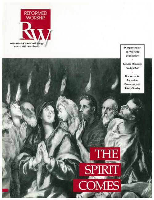 Reformed Worship issue cover