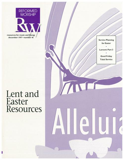 Reformed Worship issue cover