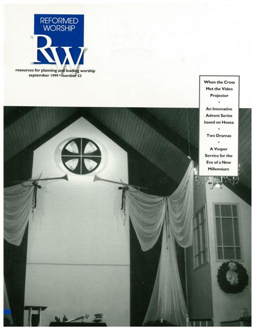 Reformed Worship issue cover