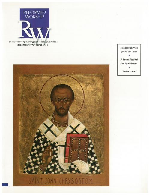 Reformed Worship issue cover