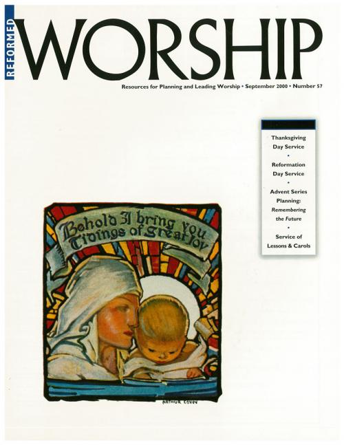 Reformed Worship issue cover