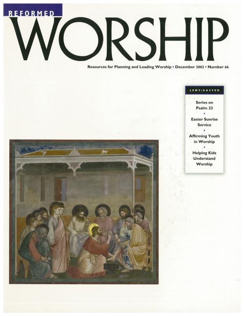 Reformed Worship issue cover