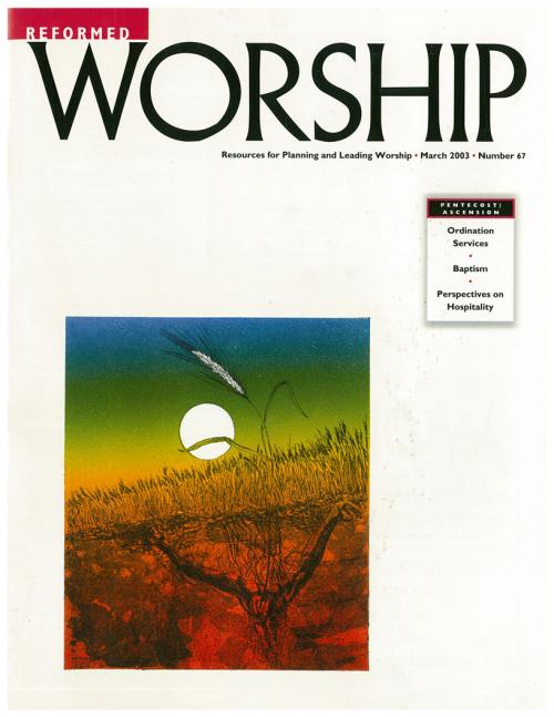 Reformed Worship issue cover