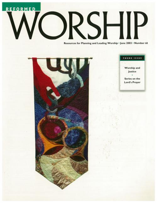 Reformed Worship issue cover