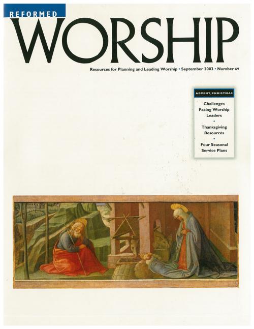 Reformed Worship issue cover