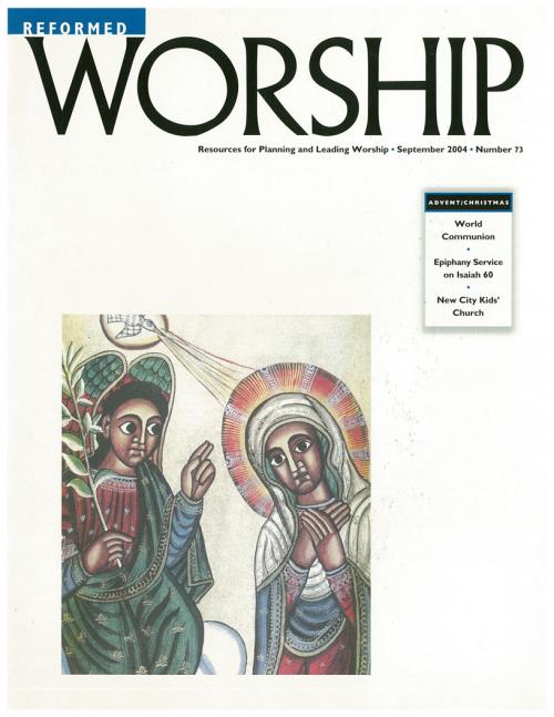 Reformed Worship issue cover