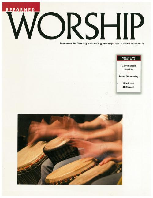 Reformed Worship issue cover